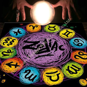 29.5 inç kadife sunak bez masa örtüsü sarkaç sihirli pentagramı Runes <span class=keywords><strong>Tarot</strong></span> sunak masa örtüsü cadılık goblen - Product Image 6