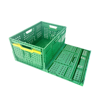 Caisse agricole de qualité commerciale 600x400x140mm-Système de nid de pile perforé pour le stockage des fruits
