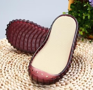 Semelle en crochet confortable et durable pour enfants Semelle intérieure antidérapante en <span class=keywords><strong>PVC</strong></span> et caoutchouc/EVA pour chaussures pour enfants pour enfants - Product Image 3