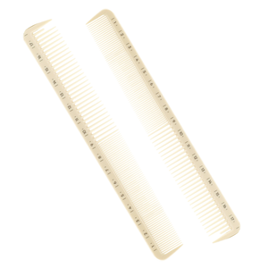 Juego de 3 Peines de Metal para Peinar, Peine de Plástico Dorado de Primera Calidad para Cortar el Cabello, Resistente al Calor, Portátil, con Logotipo Personalizado, Parte Superior Plana, para Salón - Product Image 1