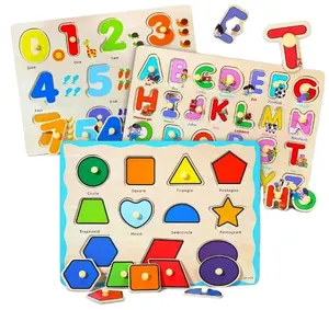 Производитель Пользовательский логотип деревянная головоломка развивающая головоломка деревянные игрушки