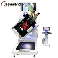 Simulador de Vuelo VR con Rotación de 360° de Dreamland Factory Direct, Equipo de Juego de Montaña Rusa de Realidad Virtual 9D para Centro de Entretenimiento