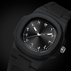 Montre étudiante en silicone pour femme, montre tendance, affichage à aiguilles, boîtier octogonal, résistance à l'eau 30M, montre à quartz - Product Image 4