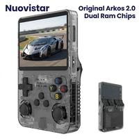 Nuovistar R36S Console de jeu portable originale Arkos2.0, écran couleur 3,5 pouces 640x480, système Linux, rétro, poche, 3200mAh, jeux
