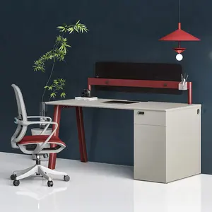 Brand NewJieao C Series 1 Person Single Office Furniture Simple Style Multi-purpose Workstation With Cabinet
