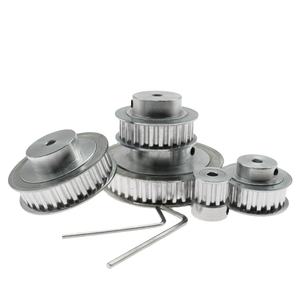 Şaft Gt1 Gt1.5 Gt2 gtgt5 kemer genişliği 6mm 10mm alüminyum zamanlama kemeri kasnak ile özelleştirilmiş yüksek hassasiyetli kasnak - Product Image 3