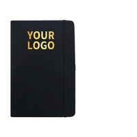 Cuaderno de Tapa Dura A5 de Cuero PU con Encuadernación Cosida con Hilo, 100 Hojas, Juego de Caja de Regalo con Logotipo Personalizado, Agenda