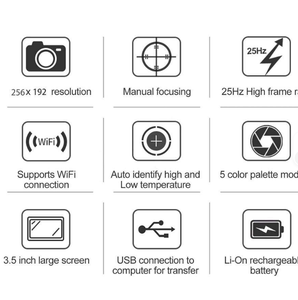 HT-A10 imager תרמי 252x192 מצלמה כף יד אינפרא אדום מצלמה wifi - Product Image 3