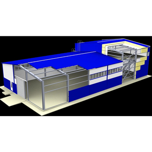 Bâtiment métallique industriel préfabriqué à bas prix Entrepôt à structure en acier Hangar d'atelier industriel Construction de salles de bureaux - Product Image 5