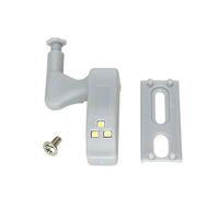 Bisagra de armario con batería, luz LED de 12V, 23A