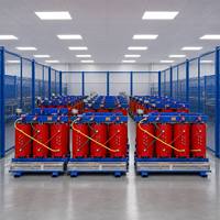 Transformateur de distribution de puissance à résine coulée, type sec, à enroulement en cuivre, 11 kV 433 V, direct usine