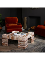 Table basse en onyx rouge brillant, carrée, en pierre naturelle, avec pieds en bloc, table de salon de luxe, taille personnalisée