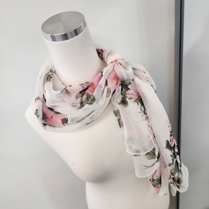 Sciarpa lunga alla moda in Chiffon floreale - Product Image 1