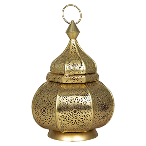 Pendentif en laiton Antique bougie marocaine - Product Image 4