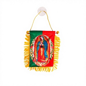 Portátil 5,5 'X4.5 ''Guadalupe Mini Banner 1200PC 100DZ/CS Impresión digital Durable Nylon Vinilo Poliéster Plástico Seguro Uso - Product Image 1
