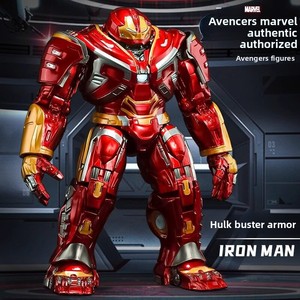 Figurine Iron Man Lumineuse sous Licence Officielle <span class=keywords><strong>Marvel</strong></span>, Armure Anti-Hulk Zhongdong, Emballage Boîte, 14 Ans et Plus, Article de Collection - Product Image 2