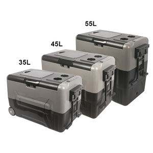 Réfrigérateur de voiture portable 55L à refroidissement rapide pour extérieur, facile à transporter, 12V, pour le camping - Product Image 1