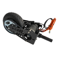 Fourche avant Crazy Cart haute performance avec moteur et roue de 4 pouces