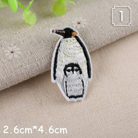 Patchs brodés animaux de dessin animé pour vêtements, thermocollants, appliques flamant rose, chien, lapin, dauphin, autocollants rayés, patchs artisanaux
