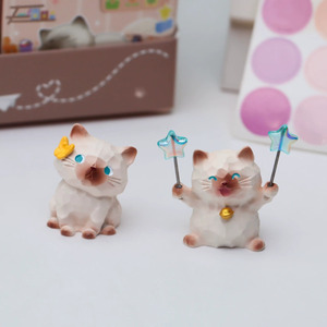 Caja Sorpresa Cat Travel Diary con Figuras de Resina de 3.2x4.5cm para Regalo de Niñas - Product Image 3
