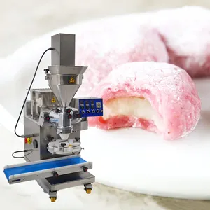 2024 Edelstahl japanische Daifuku Mochi-Herstellungsmaschine Mochi-Eiscreme-Verarbeitungsmaschine für kleine Unternehmen