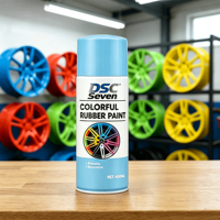 Peintures automobiles multicolores en gros pour la personnalisation et la décoration de véhicules, entretien des roues, peinture en caoutchouc pelable en aérosol