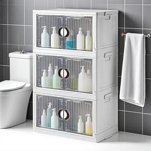 Armoire de rangement pliable de grande taille pour collations Armoire de rangement magnétique empilable suspendue à la porte - Product Image 1