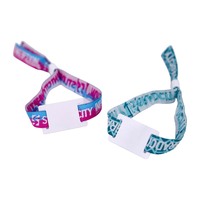 Bracelet tissé NFC UTL C Chip pour contrôle d'accès, impression par transfert thermique