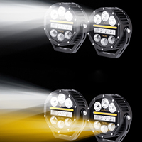 Luz de Conducción LED Súper Brillante de 32000LM, Lámpara de Trabajo Resistente al Agua IPX8 para Camiones/SUVs Todoterreno, Luz Antiniebla/Cruce Blanca