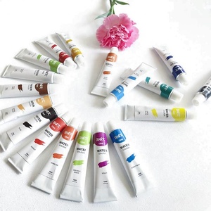Fournitures d'art professionnelles chinoises, aquarelles, 18 couleurs, 12 ml, ensemble de peinture à l'eau pour enfants - Product Image 5