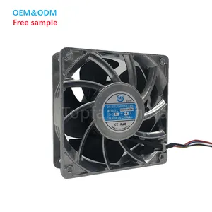 Ventilador de Fluxo Axial Para Permutadores de Calor Do Armário Ar Condicionado Dc 12v 24v 8000 rpm Ip55 Impermeável silencioso 120x120x38mm