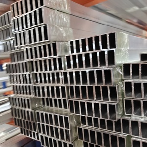<span class=keywords><strong>Tube</strong></span> <span class=keywords><strong>carré</strong></span> en <span class=keywords><strong>aluminium</strong></span> 6063-T5 extrudé et anodisé, coupé sur mesure et percé pour composants de cadre <span class=keywords><strong>brut</strong></span> d'équipement industriel - Product Image 5