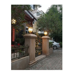 ที่กำหนดเองโครงการสีเขียวหินตารางเสาคอลัมน์ Cladding,ประตูหลักเสาออกแบบพลังงานแสงอาทิตย์สำหรับบ้าน - Product Image 3