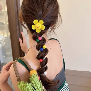 Vigoureux mignon <span class=keywords><strong>queue</strong></span> de <span class=keywords><strong>cheval</strong></span> tissage cheveux outil été fleur téléphone ligne cheveux cravates nouveau Super immortel multi-usages outil de <span class=keywords><strong>coiffure</strong></span> - Product Image 1