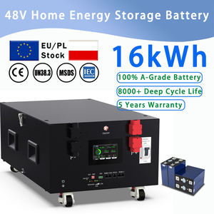 แบตเตอรี่16kwh 314Ah 51.2V แบบซ้อนกันมี8000 V แบตเตอรี่ลิเธียม V19 BMS 48V พร้อมฟังก์ชั่นการทำความร้อน - Product Image 1