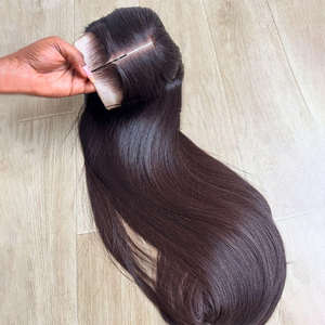 Pelucas <span class=keywords><strong>de</strong></span> Cabello Humano con Frente <span class=keywords><strong>de</strong></span> Encaje 13x6 sin Pegamento, Cabello Camboyano Virgen con Cutícula Alineada, Liso, Línea <span class=keywords><strong>de</strong></span> Cabello Natural, Venta al <span class=keywords><strong>Por</strong></span> <span class=keywords><strong>Mayor</strong></span> - Product Image 3