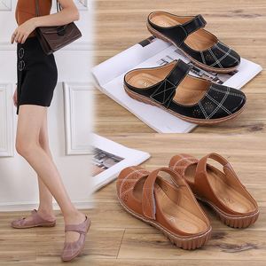 Zapatos de Mujer de Moda 2026, Nuevas Pantuflas Planas de Buena Calidad para Mamá - Product Image 6
