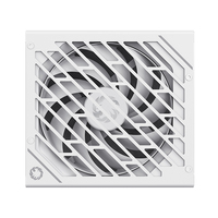 GAMEMAX 850W ATX3.0 PCIe5.0 80 Plus connecteur or 12VHPWR entièrement modulaire 135 mm fan105C capacité japonaise, alimentation GX850