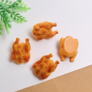 Lot <span class=keywords><strong>de</strong></span> 100 figurines en résine opaque, jouets <span class=keywords><strong>de</strong></span> restauration rapide, modèle poulet frit pour maison <span class=keywords><strong>de</strong></span> poupée, embellissements pour loisirs créatifs, décoration <span class=keywords><strong>de</strong></span> cuisine et <span class=keywords><strong>de</strong></span> fête - Product Image 5