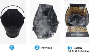 VDTT406 <strong>Ash</strong> <strong>Bucket</strong> Metal Coal <strong>Bucket</strong> with Shovel and Handle - Product Image 3