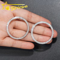 Vente Chaude Lunette de Montre 36mm/41mm/26mm/31mm/34mm Sertie Iced Out Moissanite VVS pour Montres, Grand Stock Prêt à Expédier