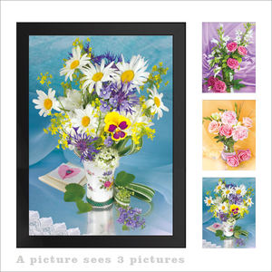 30x40cm 3d lenticulaire image de belles fleurs 3d Flip Poster pour la promotion en gros - Product Image 6