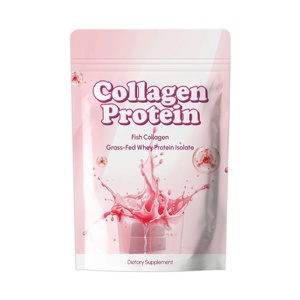 Collagène de poisson hydrolysé double formule OEM/ODM sous marque privée, poudre de protéines de lactosérum isolé pour le développement musculaire et l'éclat de la peau - Product Image 2