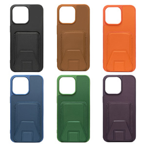 Étui de protection intégral en <span class=keywords><strong>cuir</strong></span> avec porte-cartes et béquille pour <span class=keywords><strong>iPhone</strong></span> 17 <span class=keywords><strong>Pro</strong></span> <span class=keywords><strong>Max</strong></span> <span class=keywords><strong>11</strong></span> 12 13 14 15 16 Plus <span class=keywords><strong>Pro</strong></span> <span class=keywords><strong>Max</strong></span> - Product Image 2