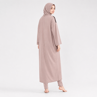 Ensemble de maillots de bain Burkini pour femmes musulmanes, tenue de bain modeste à deux pièces avec hijab, pour les vacances à la plage