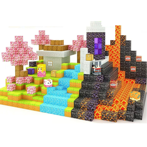 Bloques de construcción magnéticos 3D educativos creativos rompecabezas juguetes cubo magnético - Product Image 1