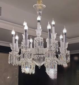 โคมไฟระย้าคริสตัลหลายชั้นคุณภาพสูงสั่งทำจากโรงงาน - Product Image 1