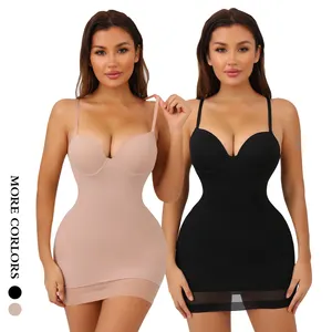 Slips for Women Under Dresses Tummy Control Dress Slip Shapewear Seamless Body Shaper