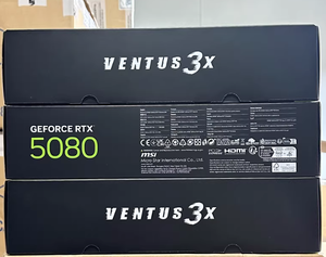 การ์ดจอเกมมิ่งรุ่นใหม่ 50 Series RTX 5080 OC Edition 16GB GDDR7 256 บิต พร้อมพัดลมระบายความร้อนสำหรับเวิร์กสเตชัน PCI 3.0 X16 RTX 5080 - Product Image 1