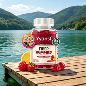 OEM/ODM Fiber <b>Gummies</b> Raspberry 5g Daily Prebiotic Fiber Support Digestion & Regularity Gut Health Chewable Dietary Supplement - Product Image 4